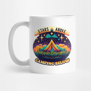 Stars Above Camping Below Mug